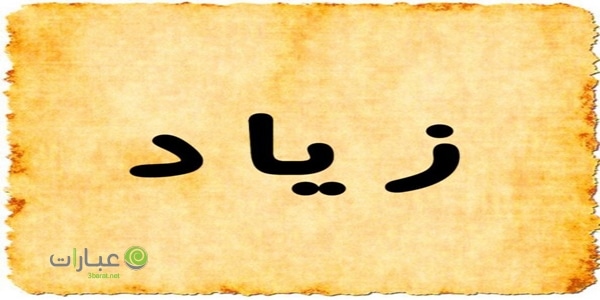 دلع اسم زياد